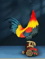 Tượng Đồng Phong Thủy - Tượng Gà May Mắn