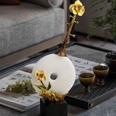Trang Trí Để Bàn - Cây Đàn Ngọc Bích Hoa Mai