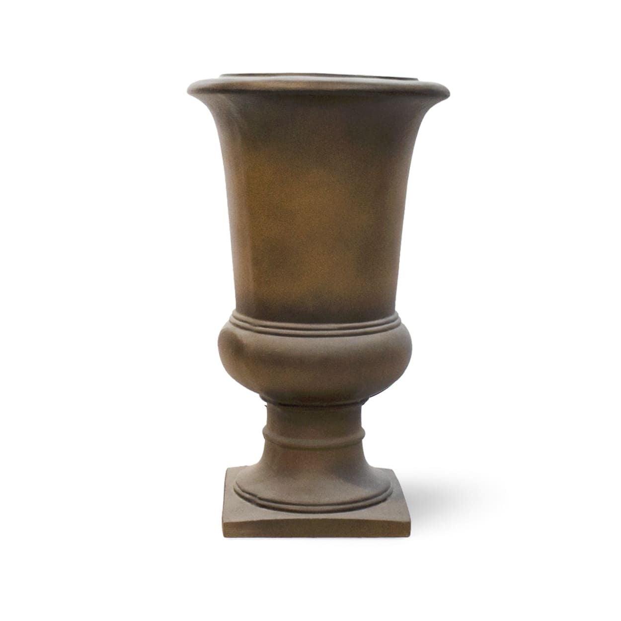  Classic Fluted Fiberstone Urn Planter | AUFS197 