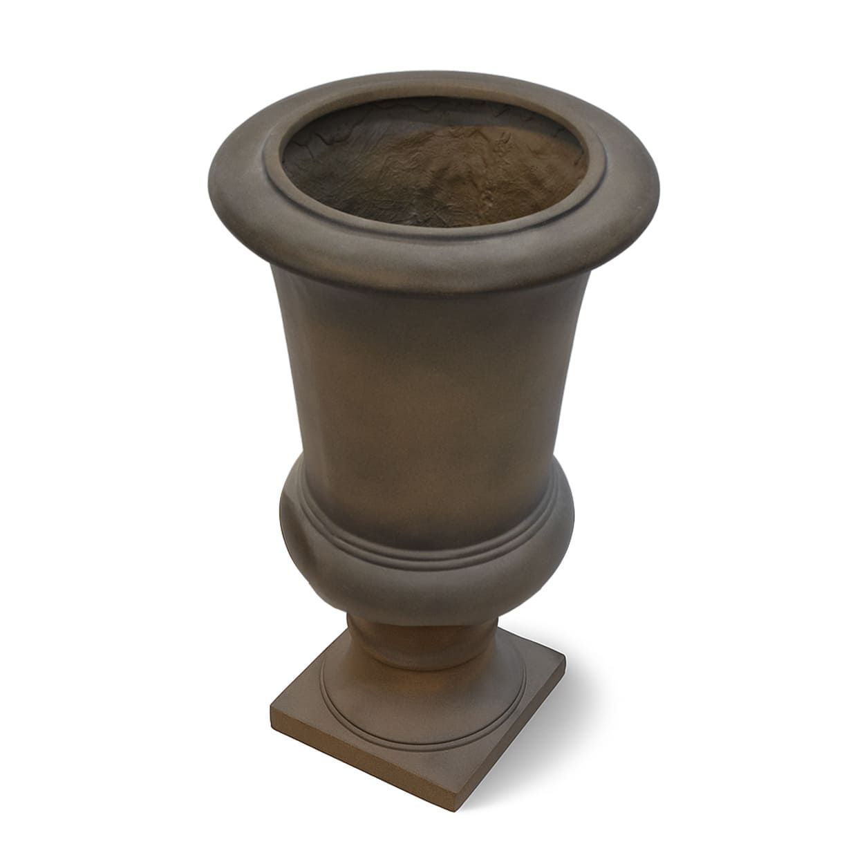  Classic Fluted Fiberstone Urn Planter | AUFS197 