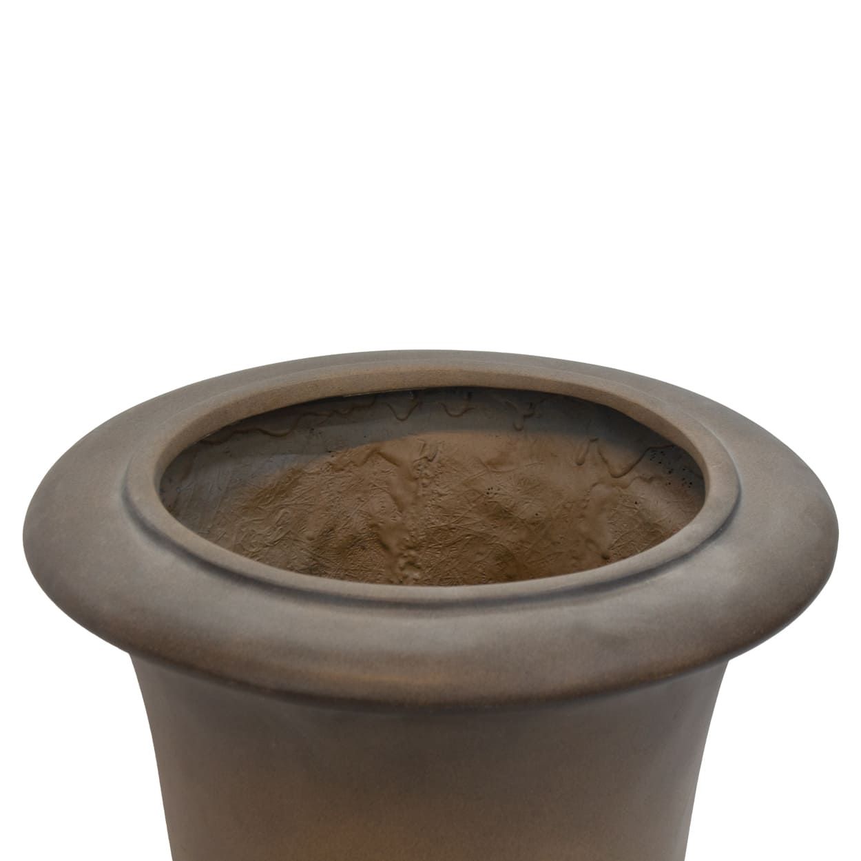  Classic Fluted Fiberstone Urn Planter | AUFS197 