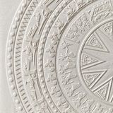  Dong Son Drum Relief Cement Candle Jar with Lid | AUC004 