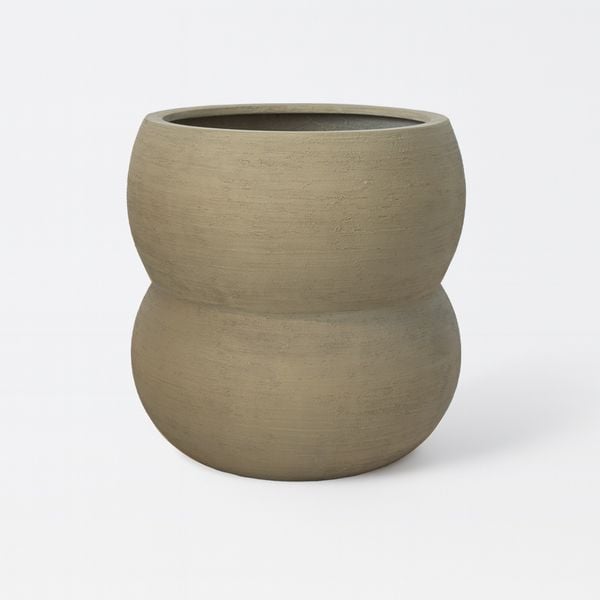 Double Curve Fiberstone Planter