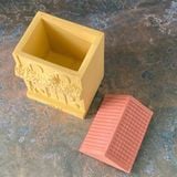  Hoi An Heritage House Cement Candle Jar | AUC007 