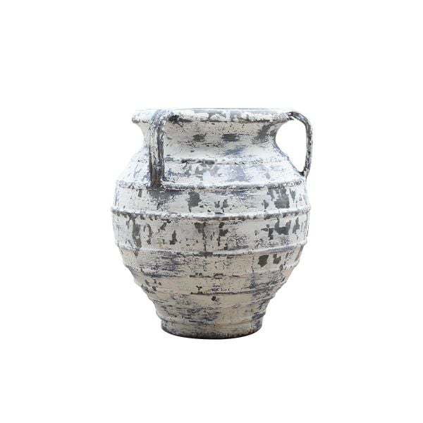  Antique Ceramic Amphora Planter with Handles | AUV114 