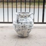  Antique Ceramic Amphora Planter with Handles | AUV114 
