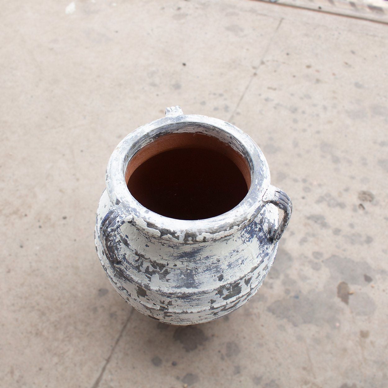  Antique Ceramic Amphora Planter with Handles | AUV114 