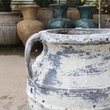  Antique Ceramic Amphora Planter with Handles | AUV114 