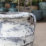  Antique Ceramic Amphora Planter with Handles | AUV114 