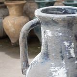  Tall Ceramic Amphora Planter with Antique Finish | AUV115 