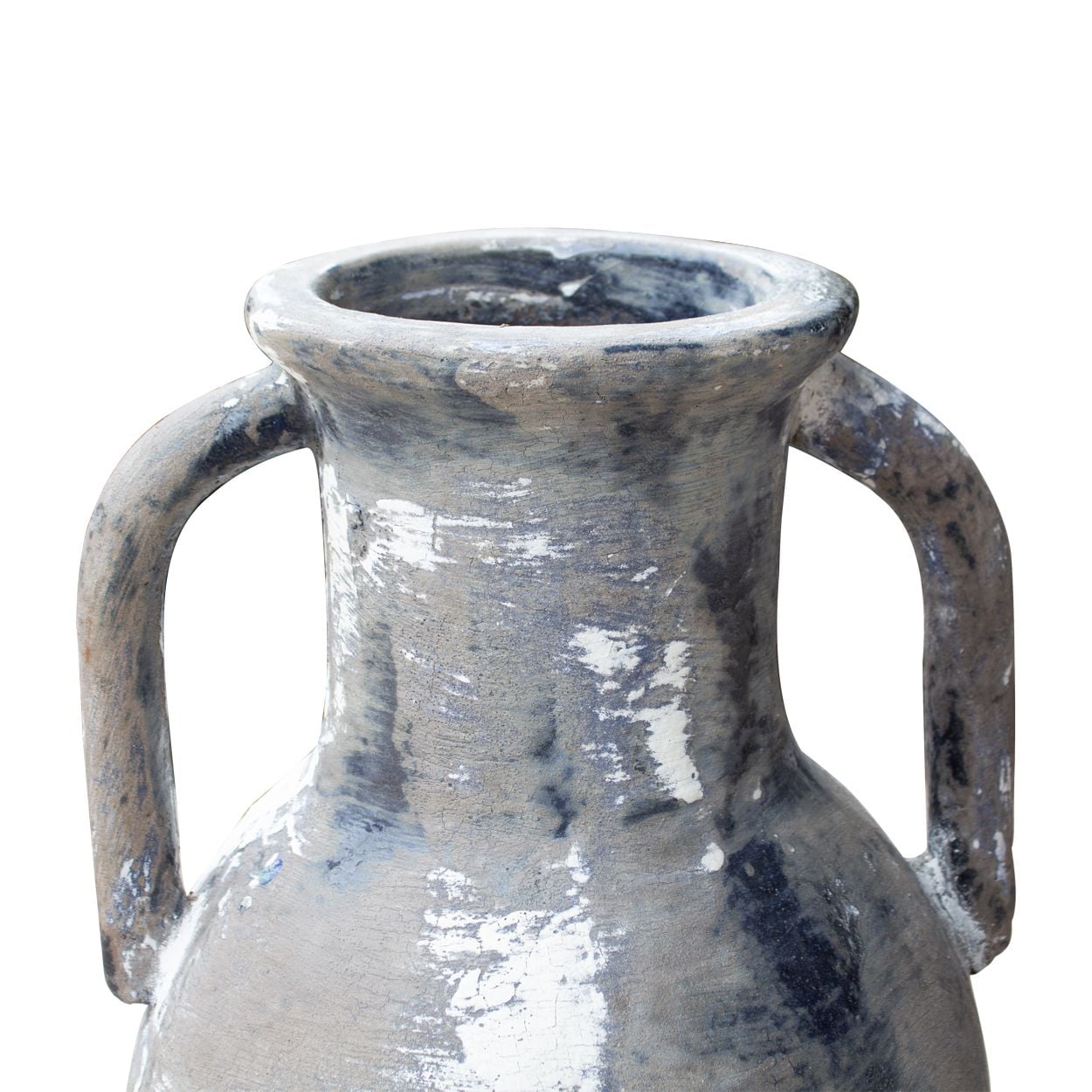  Tall Ceramic Amphora Planter with Antique Finish | AUV115 