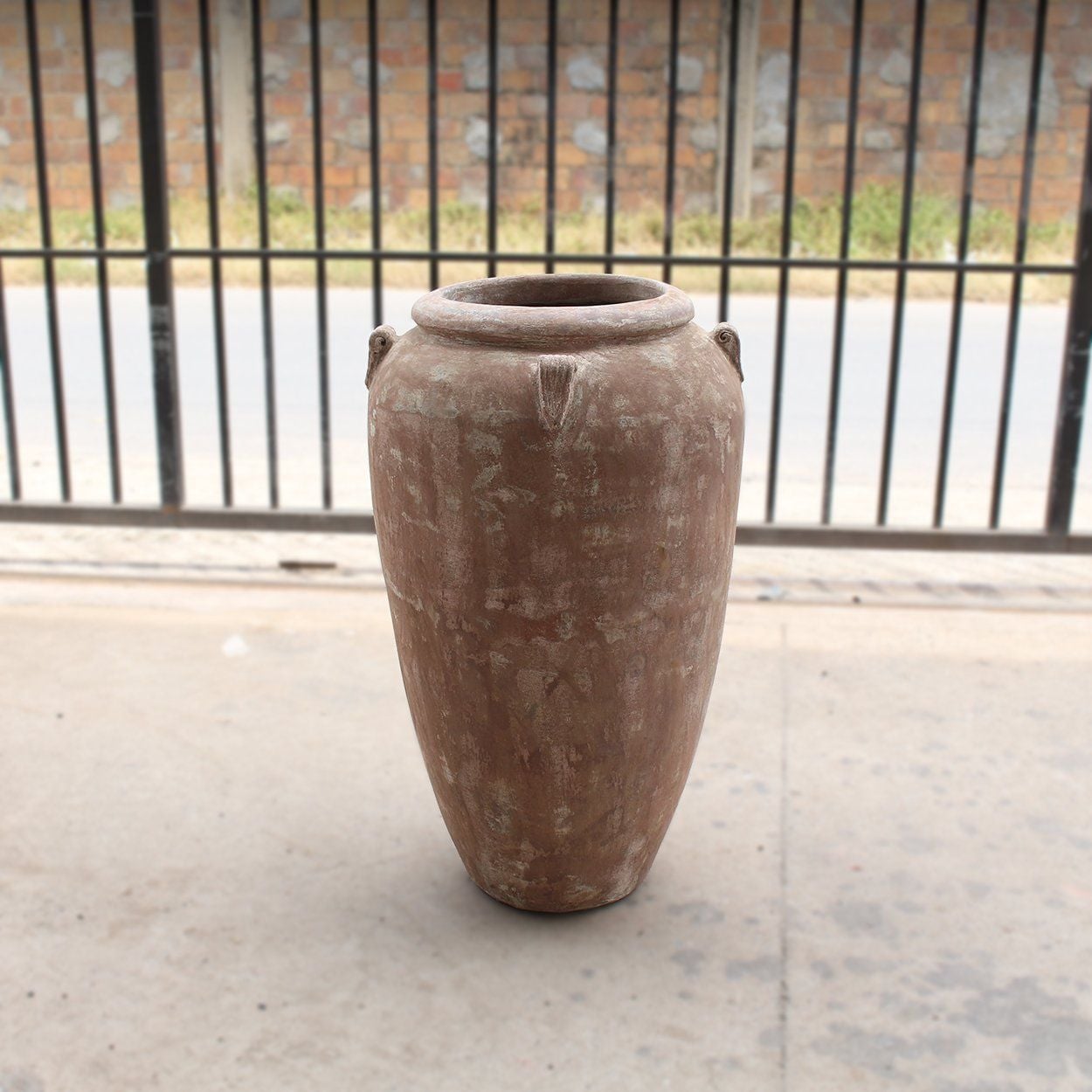  Rustic Ceramic Terracotta Planter with Antique Finish | AUV116 