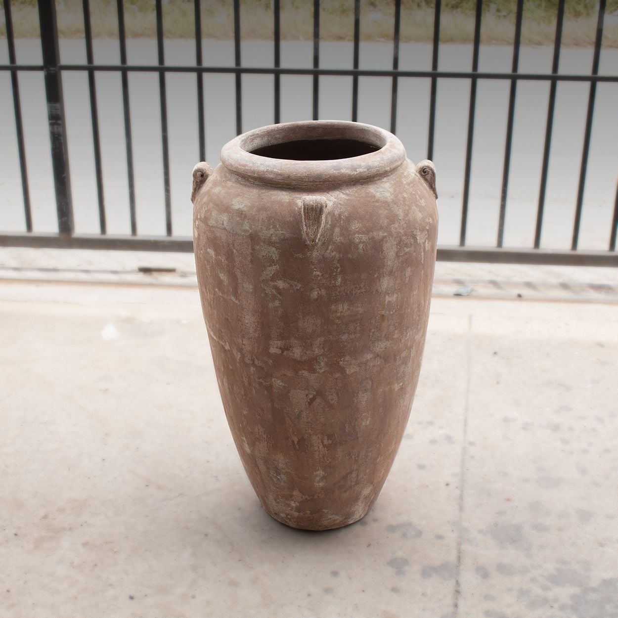  Rustic Ceramic Terracotta Planter with Antique Finish | AUV116 