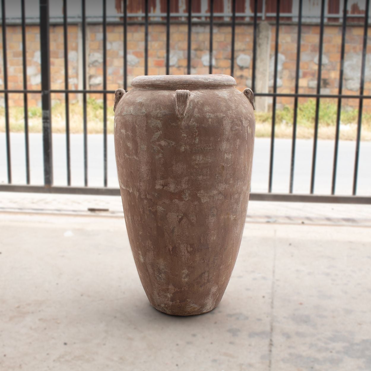  Rustic Ceramic Terracotta Planter with Antique Finish | AUV116 