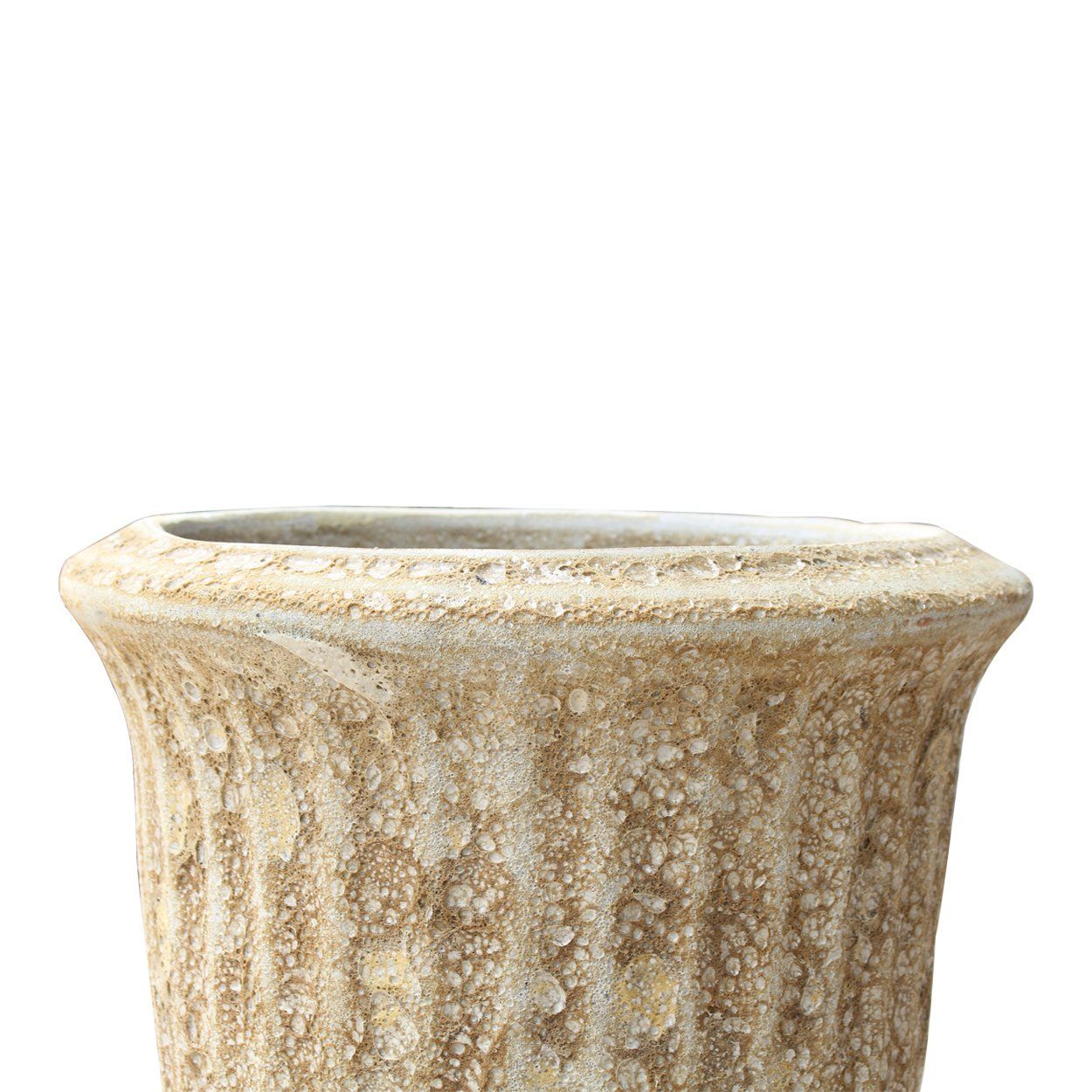  Classic Ceramic Urn Planter with Textured Antique Finish | AUV119 