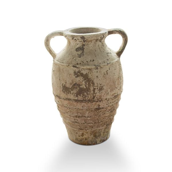  Antique Ceramic Amphora Vase with Twin Handles | AUV121 