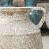  Antique Ceramic Amphora Vase with Twin Handles | AUV121 