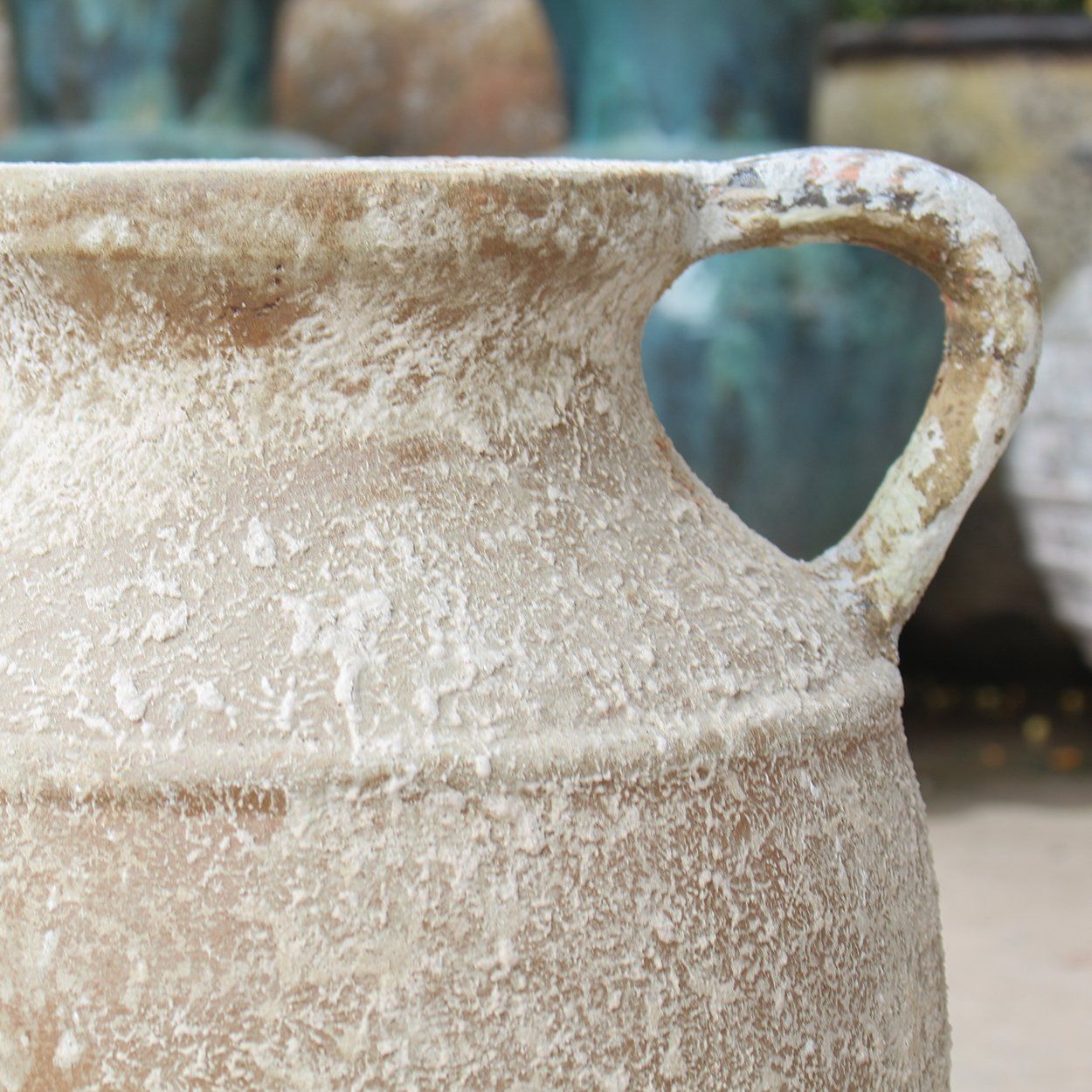 Antique Ceramic Amphora Vase with Twin Handles | AUV121 – Aurora Pots