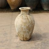  Tall Rustic Ceramic Vase with Antique Finish | AUV122 