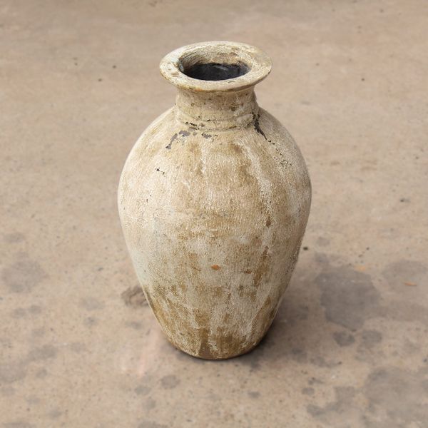  Tall Rustic Ceramic Vase with Antique Finish | AUV122 