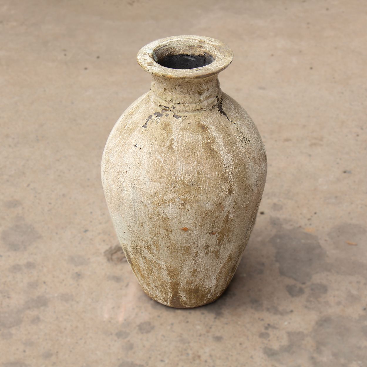  Tall Rustic Ceramic Vase with Antique Finish | AUV122 