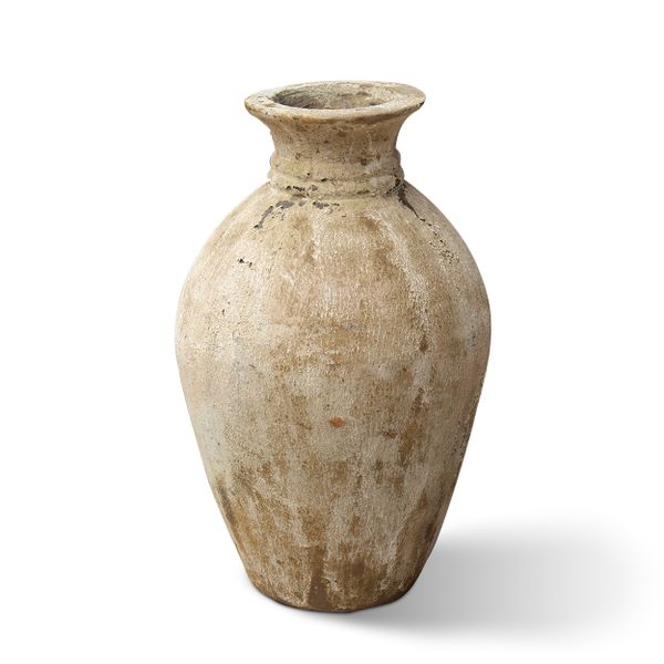  Tall Rustic Ceramic Vase with Antique Finish | AUV122 