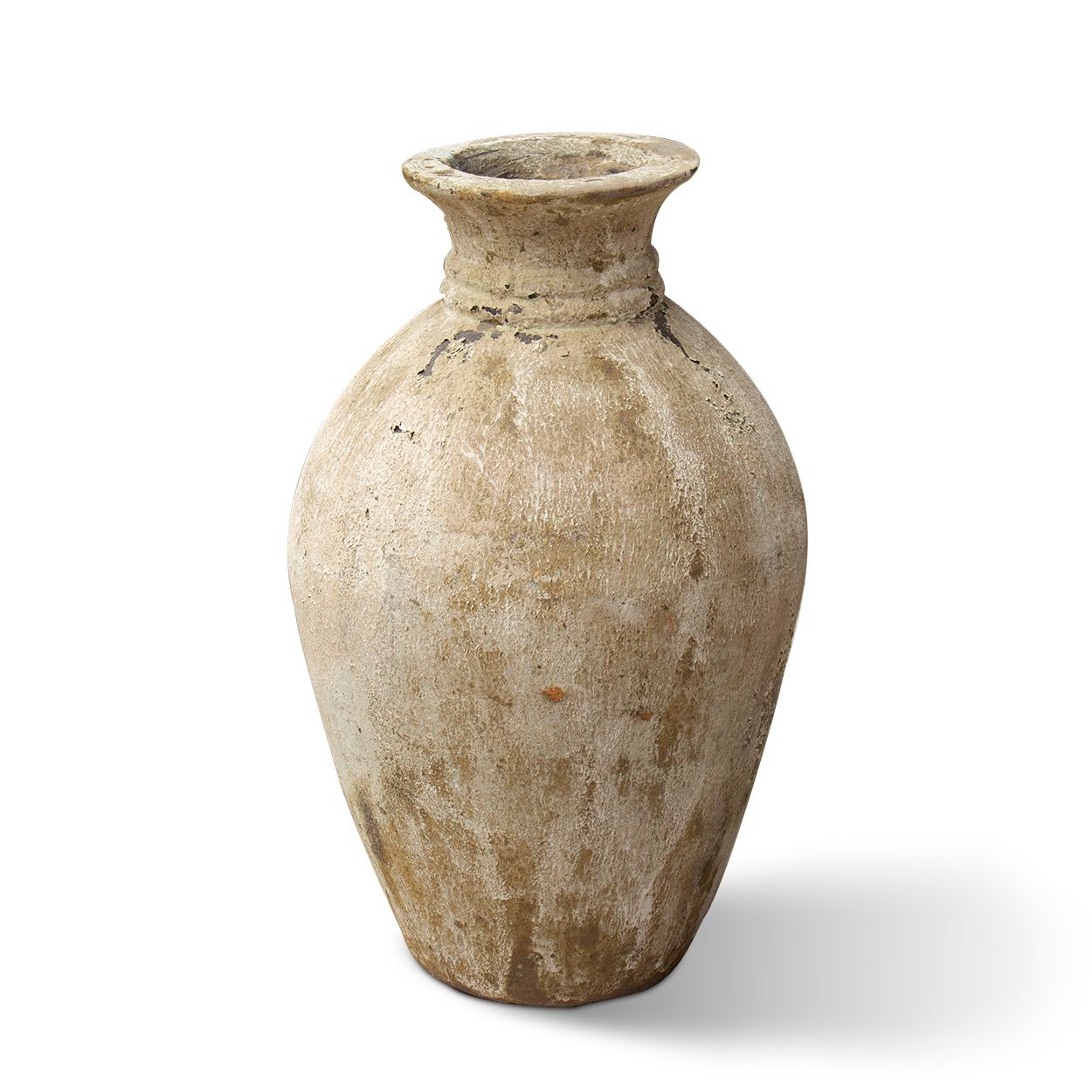  Tall Rustic Ceramic Vase with Antique Finish | AUV122 