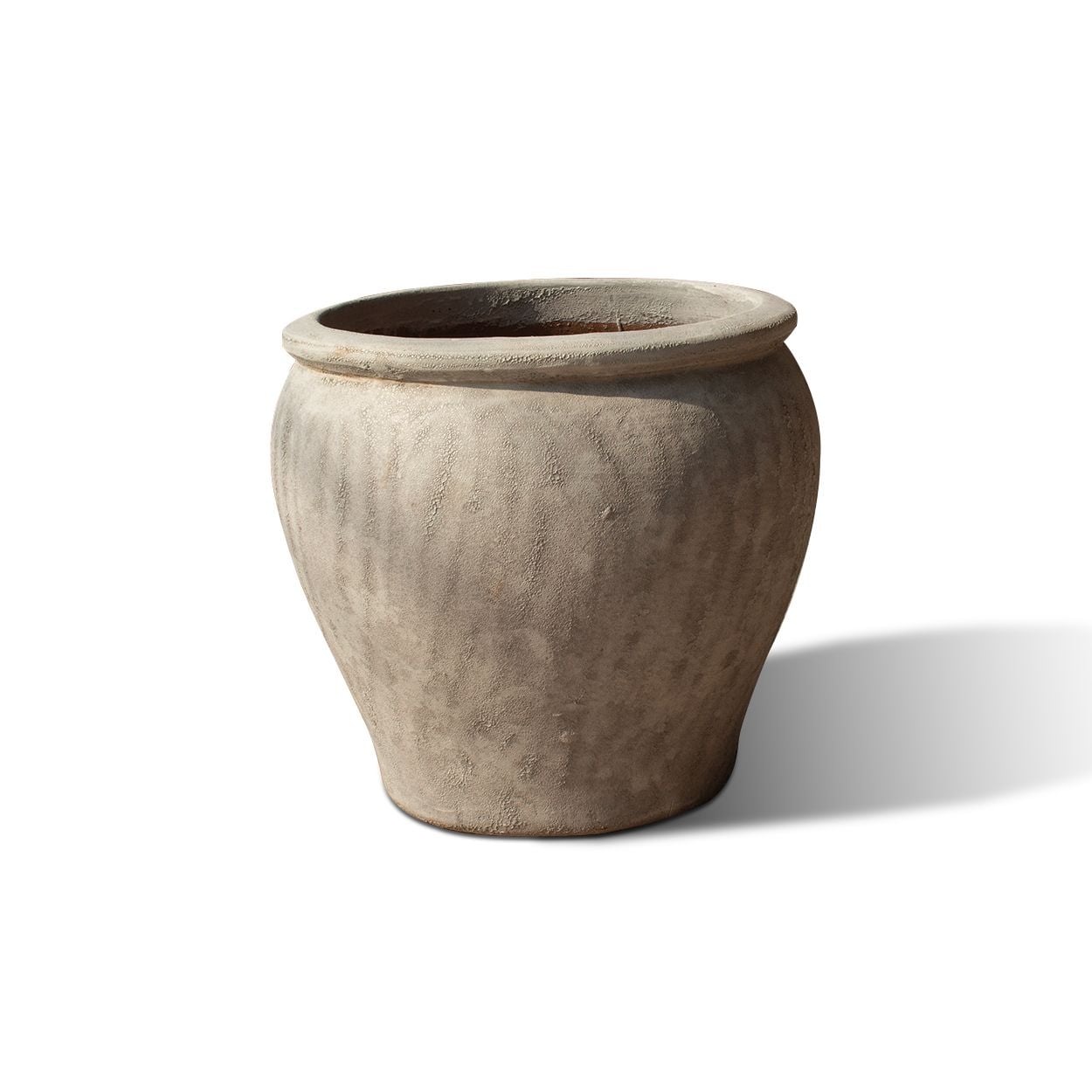  Ceramic Planter with Natural Beige Finish | AUD105 