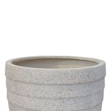  Low Ribbed Fiberstone Planter | AUFS143 