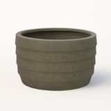  Low Ribbed Fiberstone Planter | AUFS143 