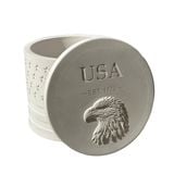  American Heritage Cement Candle Jar with Eagle Lid | AUC009 