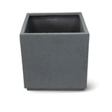  Modern Cube Fiberstone Planter | AUFS196 