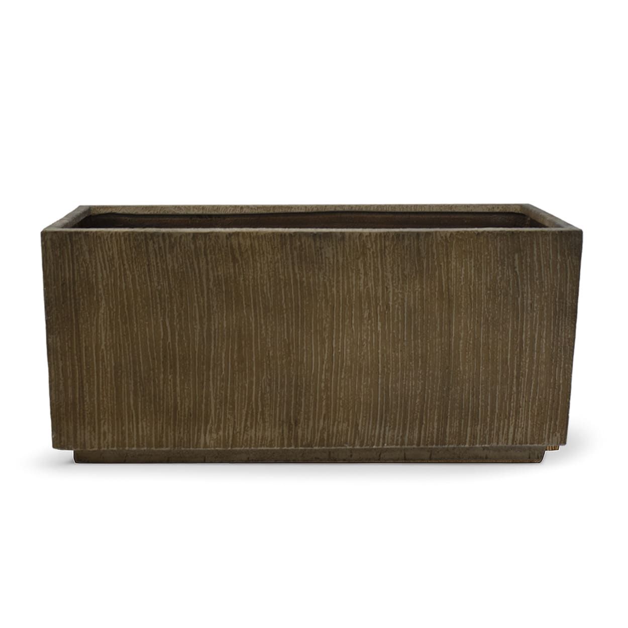  Rectangular Rust-Effect Fiberstone Planter | AUFS187 