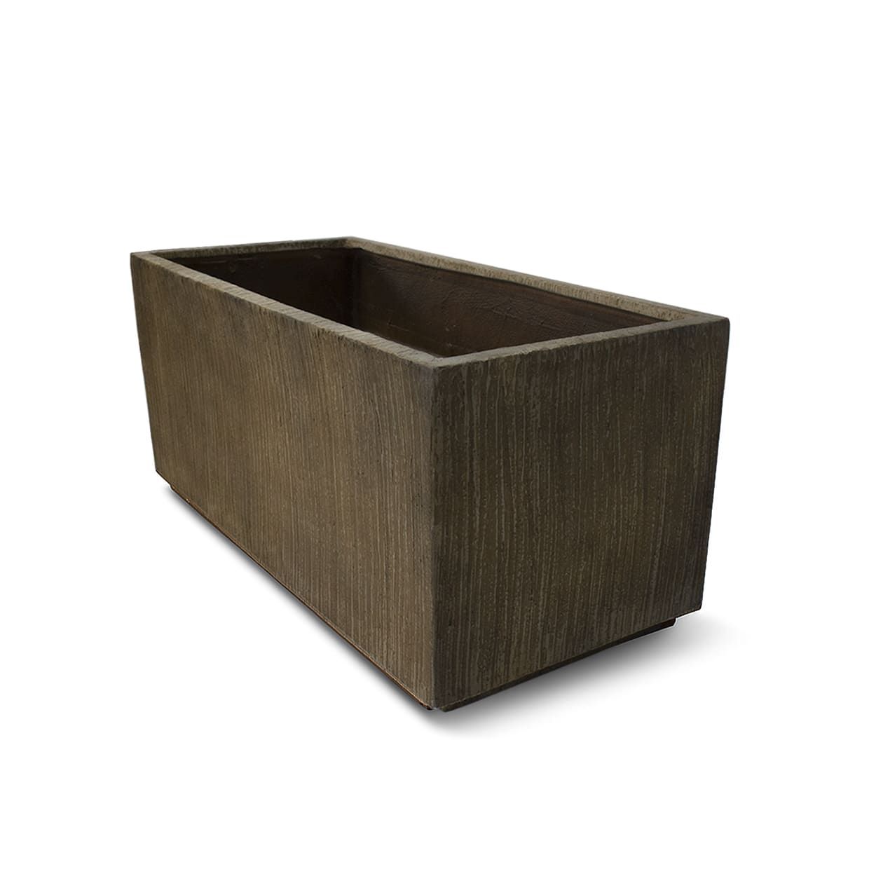  Rectangular Rust-Effect Fiberstone Planter | AUFS187 