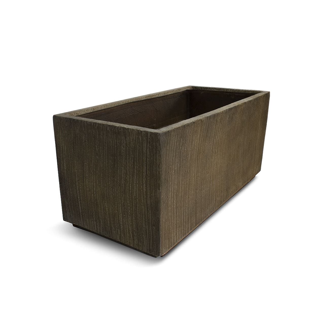  Rectangular Rust-Effect Fiberstone Planter | AUFS187 