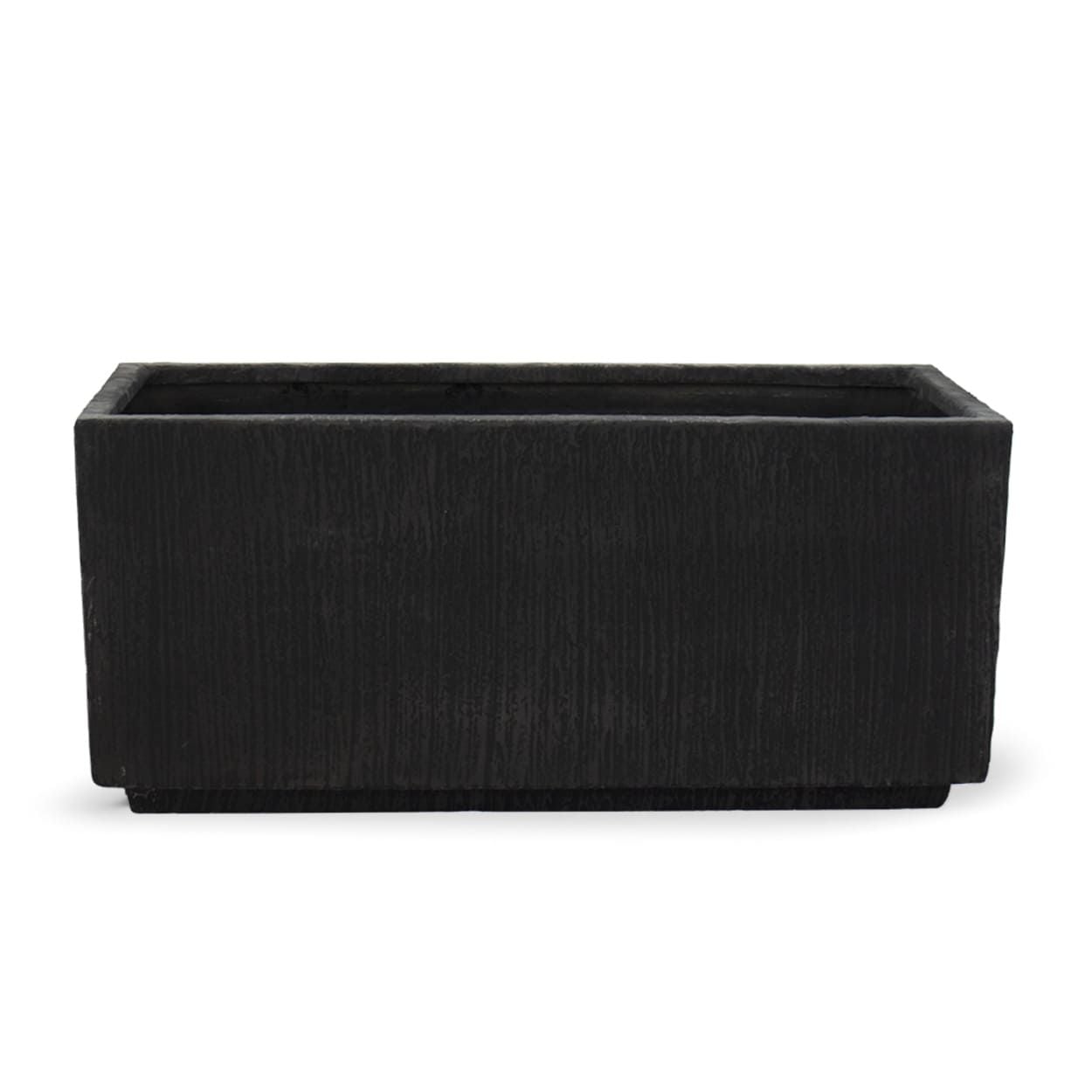  Rectangular Rust-Effect Fiberstone Planter | AUFS187 
