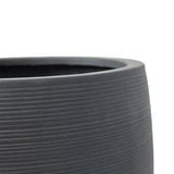  Ribbed Tall Egg Fiberstone Planter | AUFS162 