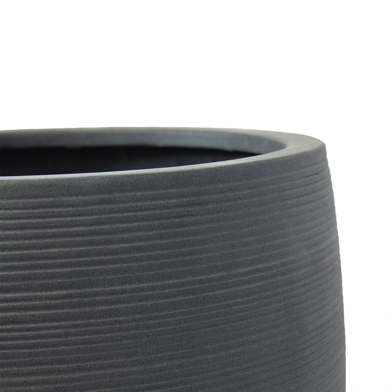  Ribbed Tall Egg Fiberstone Planter | AUFS162 