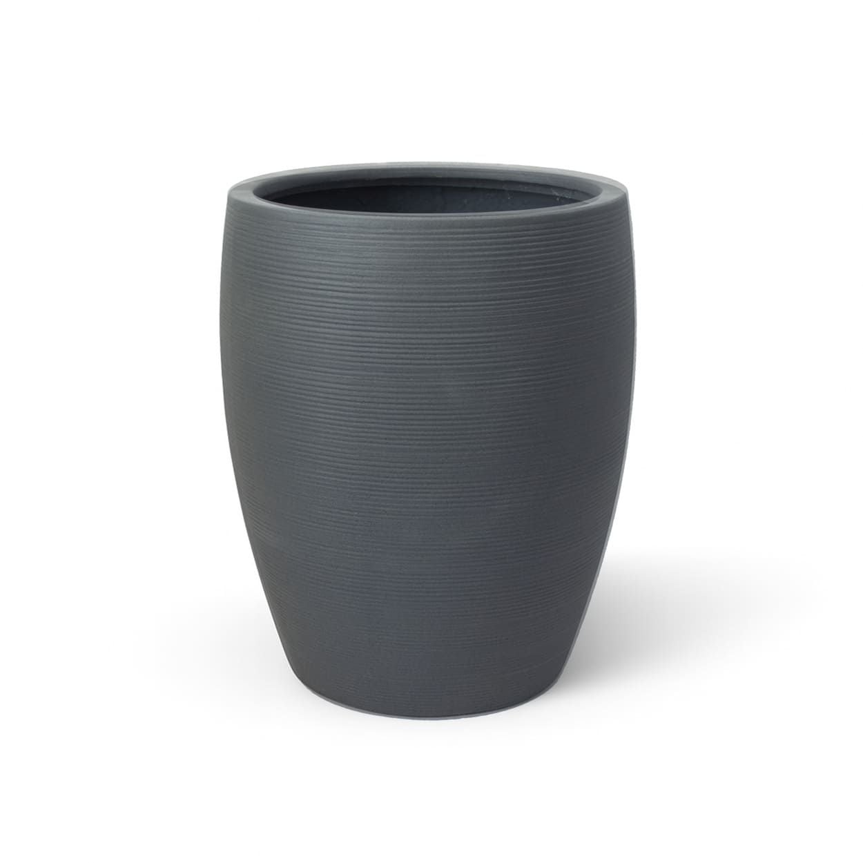  Ribbed Tall Egg Fiberstone Planter | AUFS162 