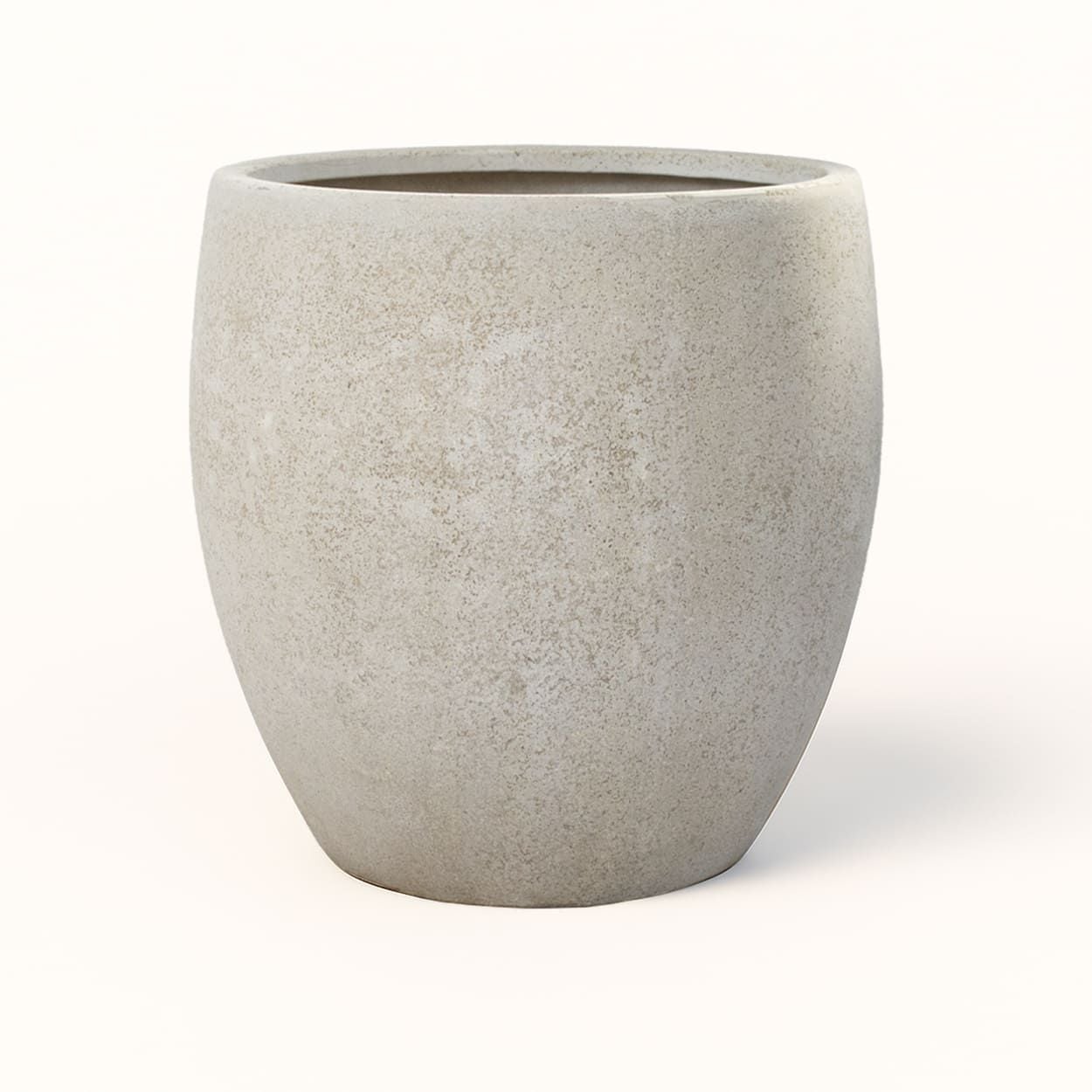  Rounded Egg Fiberstone Planter | AUF5165 