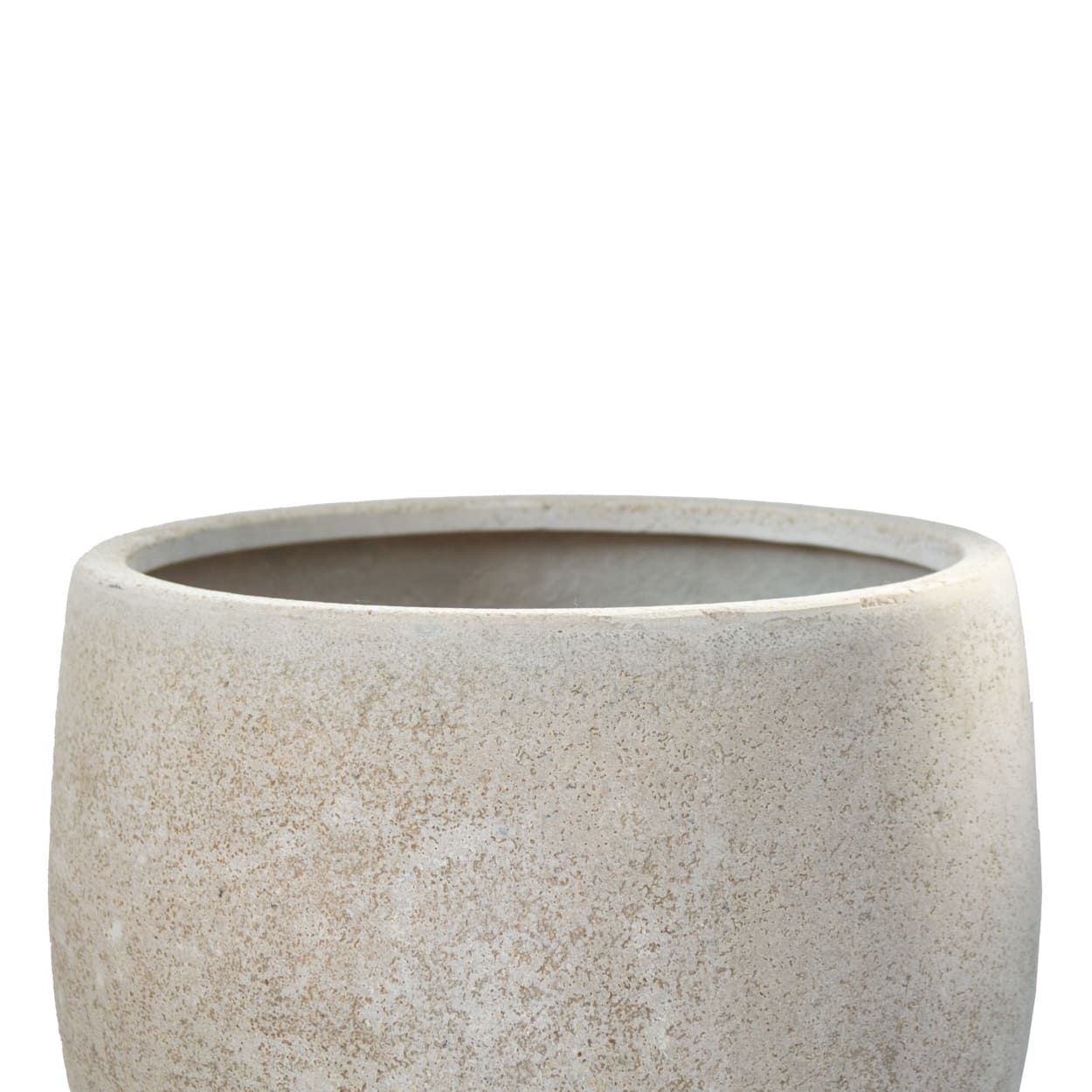  Rounded Egg Fiberstone Planter | AUF5165 