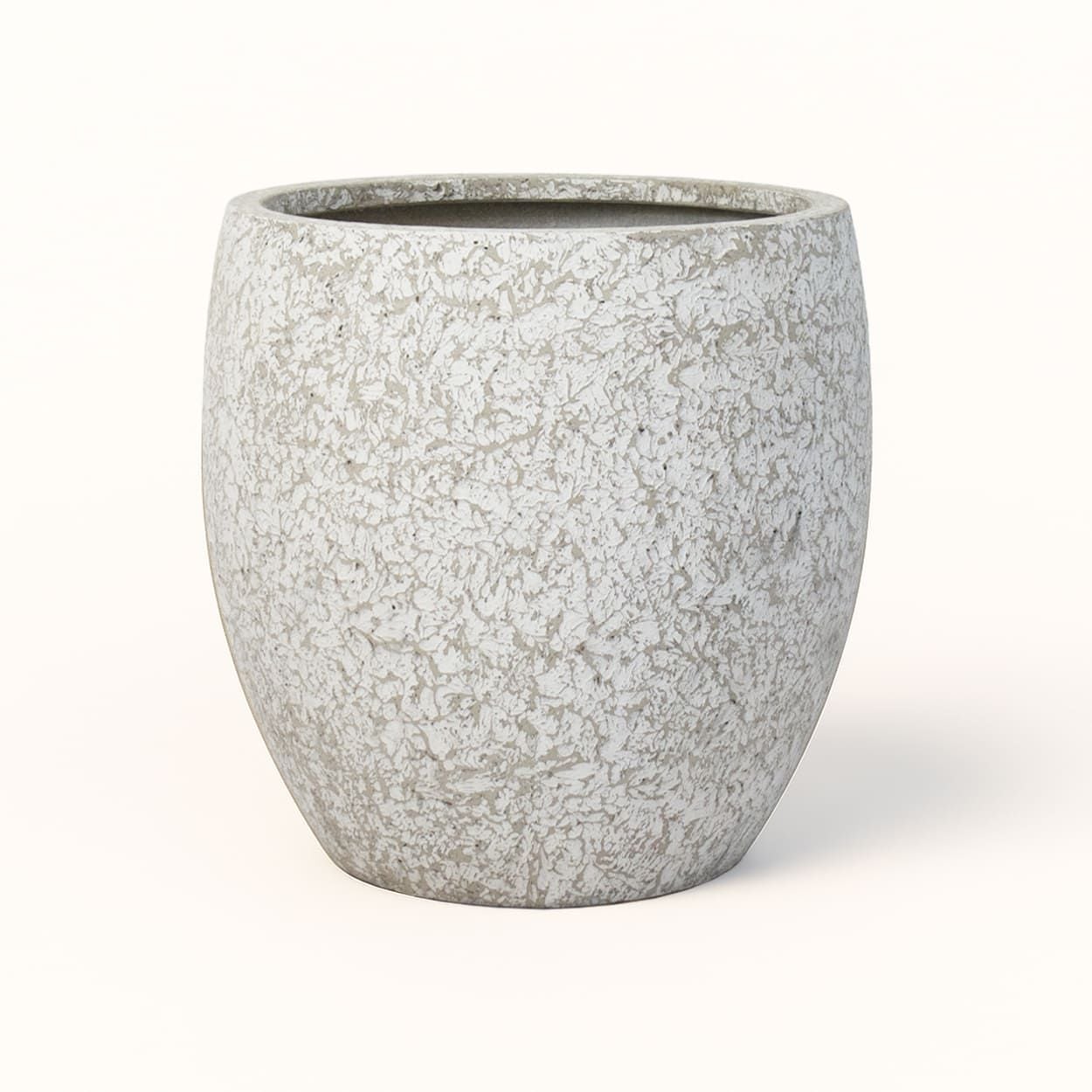  Rounded Egg Fiberstone Planter | AUF5165 