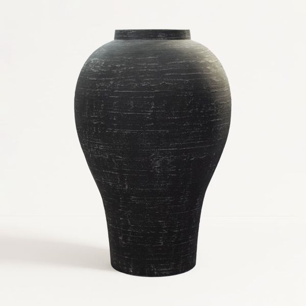 Slim Neck Amphora Fiberstone Planter