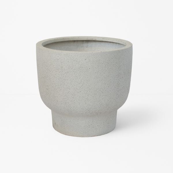 Soft Pedestal Fiberstone Planter