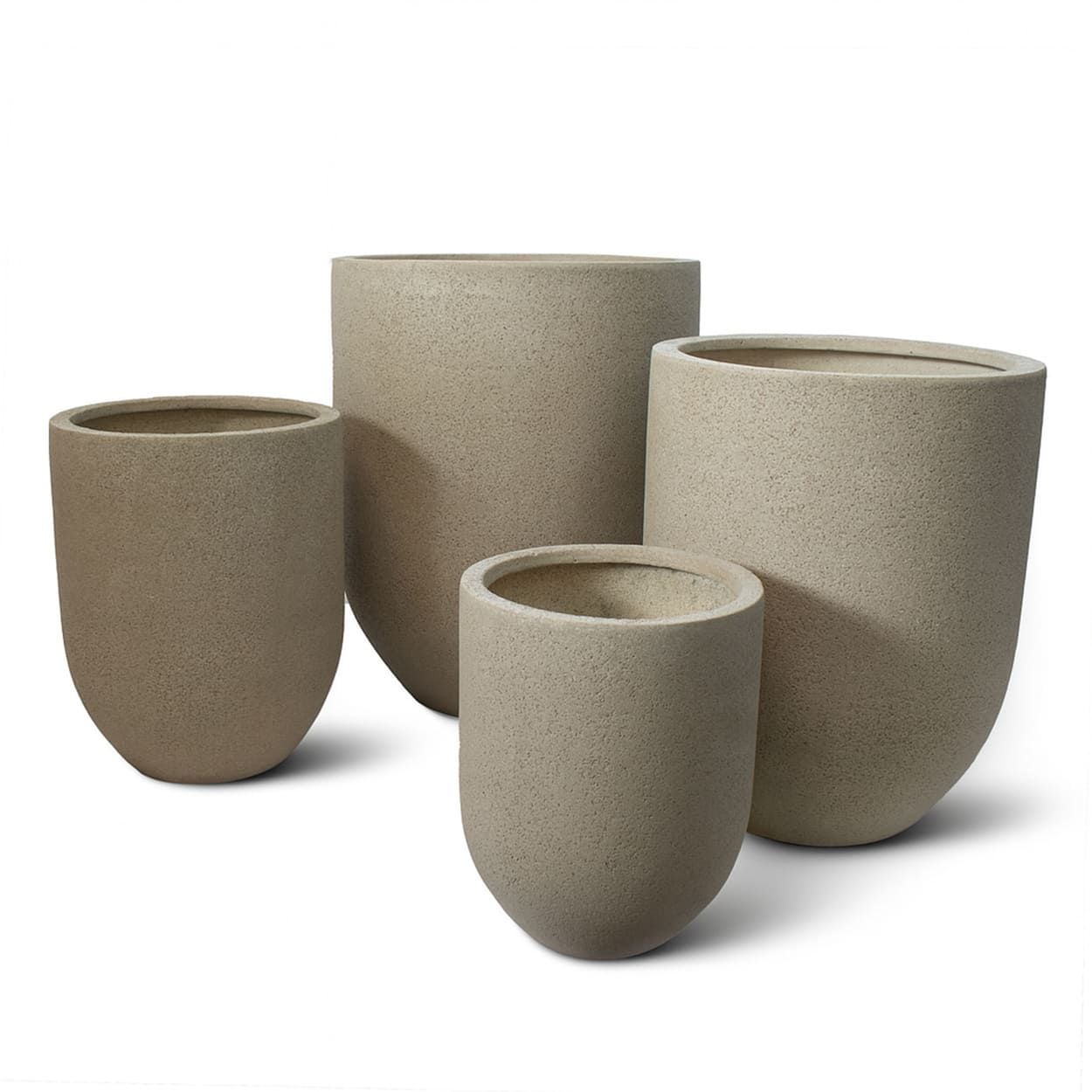  Egg Shape Fiberstone Planter | AUFS155 