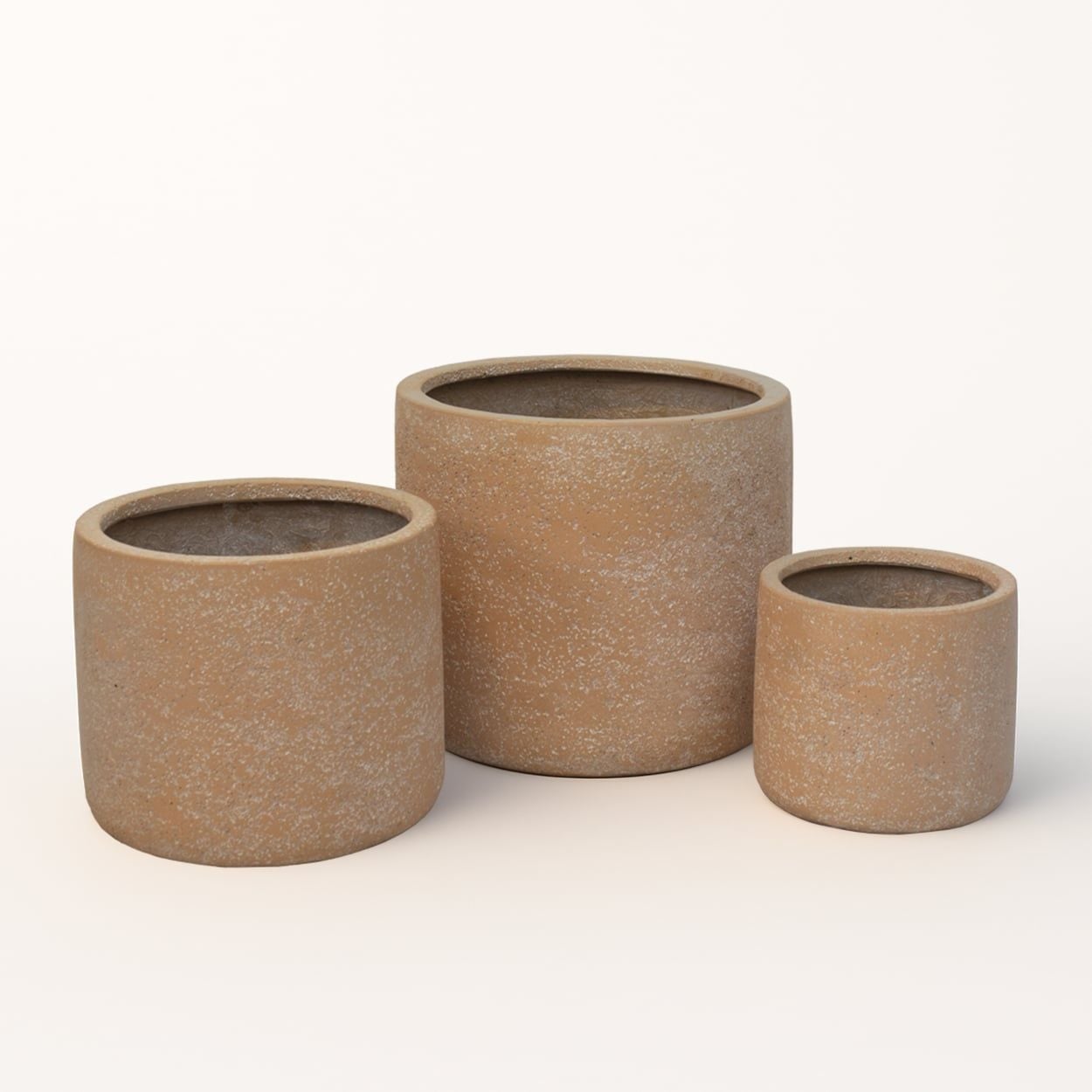  Straight Cylinder Fiberstone Planter | AUFS144 