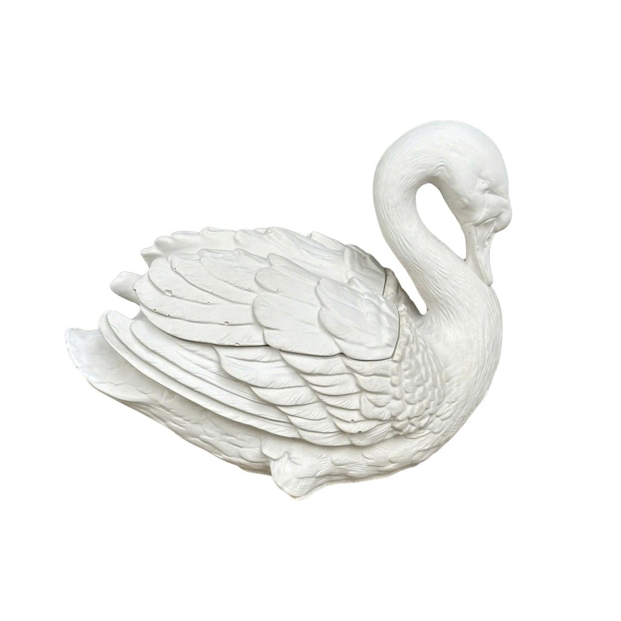  Swan Cement Candle Jar with Wing Lid | AUC008 