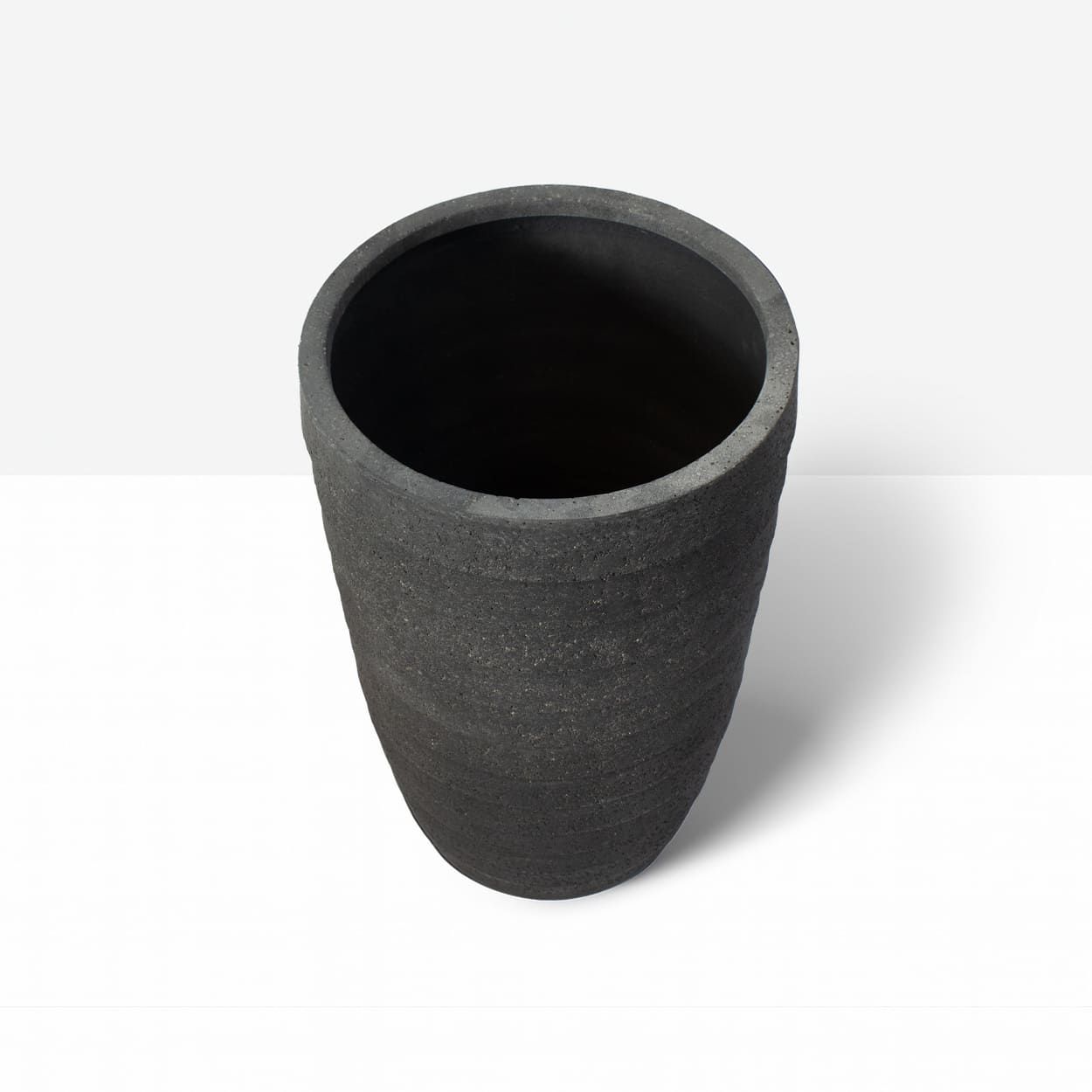  Tall Ribbed Fiberstone Planter | AUFS180 