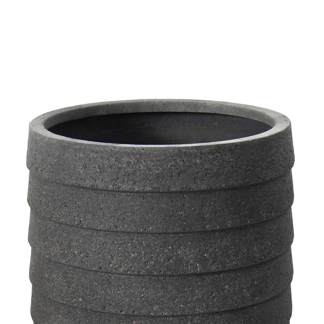  Tall Ribbed Fiberstone Planter | AUFS180 