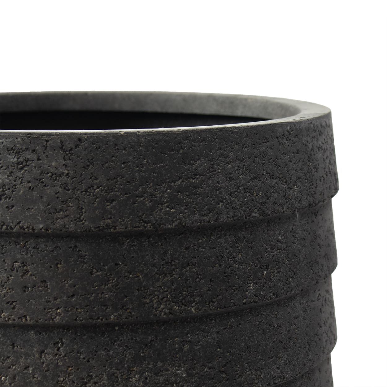  Tall Ribbed Fiberstone Planter | AUFS180 
